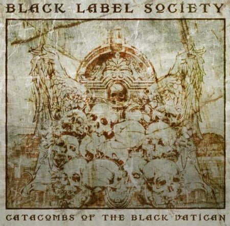 Capa de "Catacombs of the Black Vatican", o mais recente álbum do Black Label Society