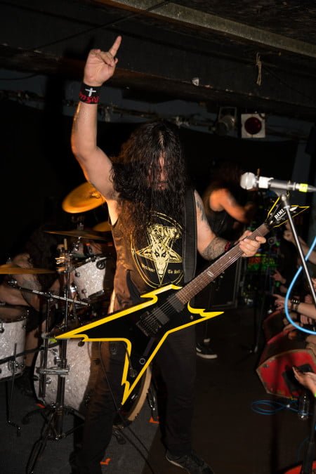 Krisiun ao vivo em Londres (foto: Fabiola Santini)