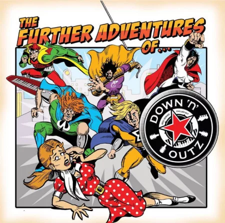 Capa de "The Further Adventures of…", novo CD do Down 'n' Outz 