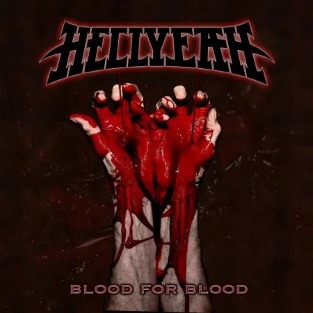 Capa de “Blood for Blood”, o novo disco do Hellyeah