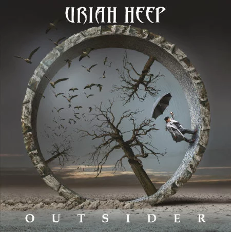 Capa de "Outsider", o novo disco do Uriah Heep