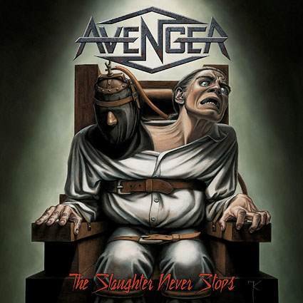 Capa de "The Slaughter Never Stops", o novo disco do Avenger