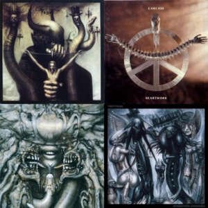 Algumas capas de HR Giger