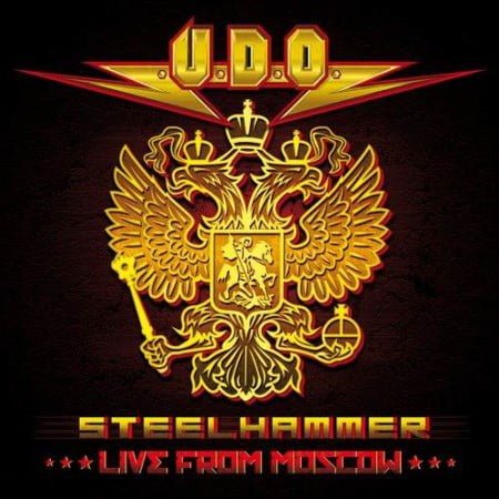 Capa de " Steelhammer - Live From Moscow", novo trabalho ao vivo do U.D.O.