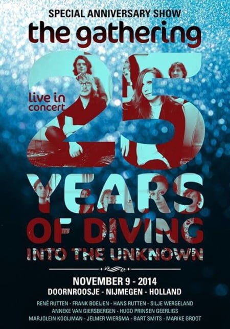 Cartaz do show comemorativo pelos 25 anos do The Gathering