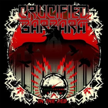 Capa de "In the Red". o novo álbum do Crucified Barbara