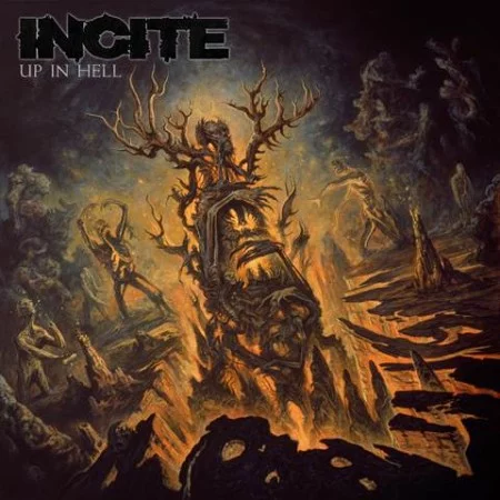 Capa de "Up in Hell", o novo disco do Incite