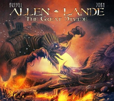 Capa de "The Great Divide", o novo álbum do projeto Allen/Lande