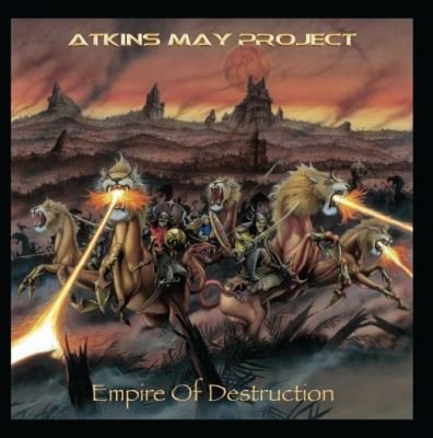Capa de "Empire of Destruction", o novo álbum do Atkins May Project