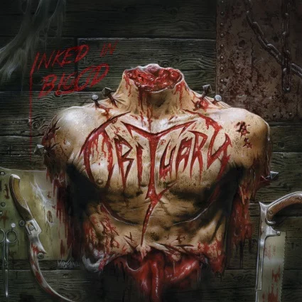 Capa de "Inked in Blood", o próximo disco de inéditas do Obituary