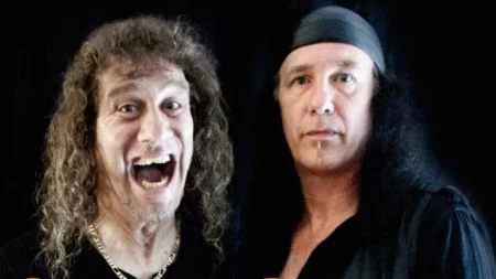 O guitarrista/vocalista Steve Kudlow e o baterista Robb Reiner