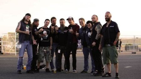 Malevolent Creation em membros da Century Media (Foto: Ricarda Menn)