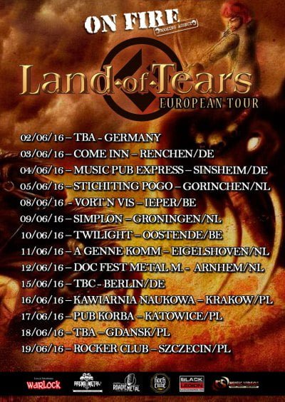 Land of Tears_onfire_cartaz tour 2016_brazilian deah metal