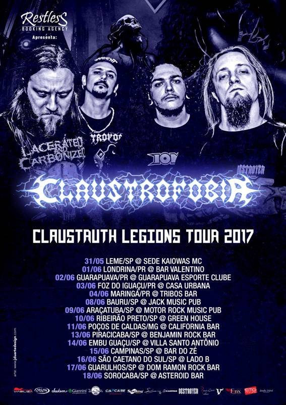 Claustruth Legions Tour 2017