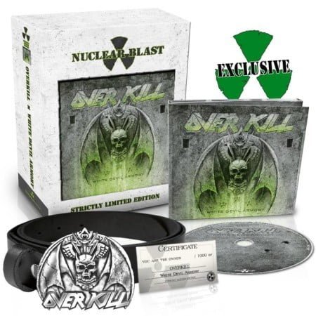 Box-set em edição limitada de "White Devil Armory", novo disco do Overkill