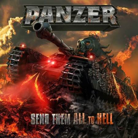 Capa de "Send Them All to Hell", debut do The German Panzer