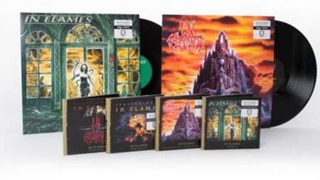 Alguns dos discos do In Flames que estão sendo relançados pela Century Media