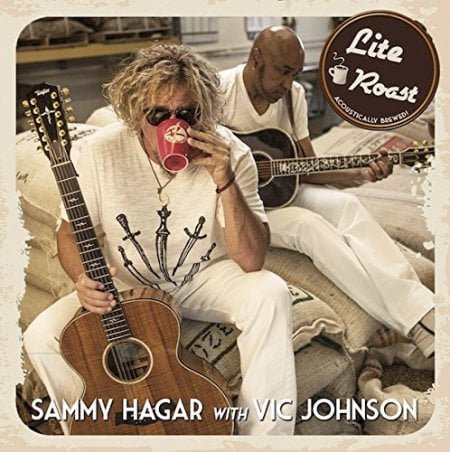 Capa de "Lite Roast", o primeiro disco acústico de Sammy Hagar