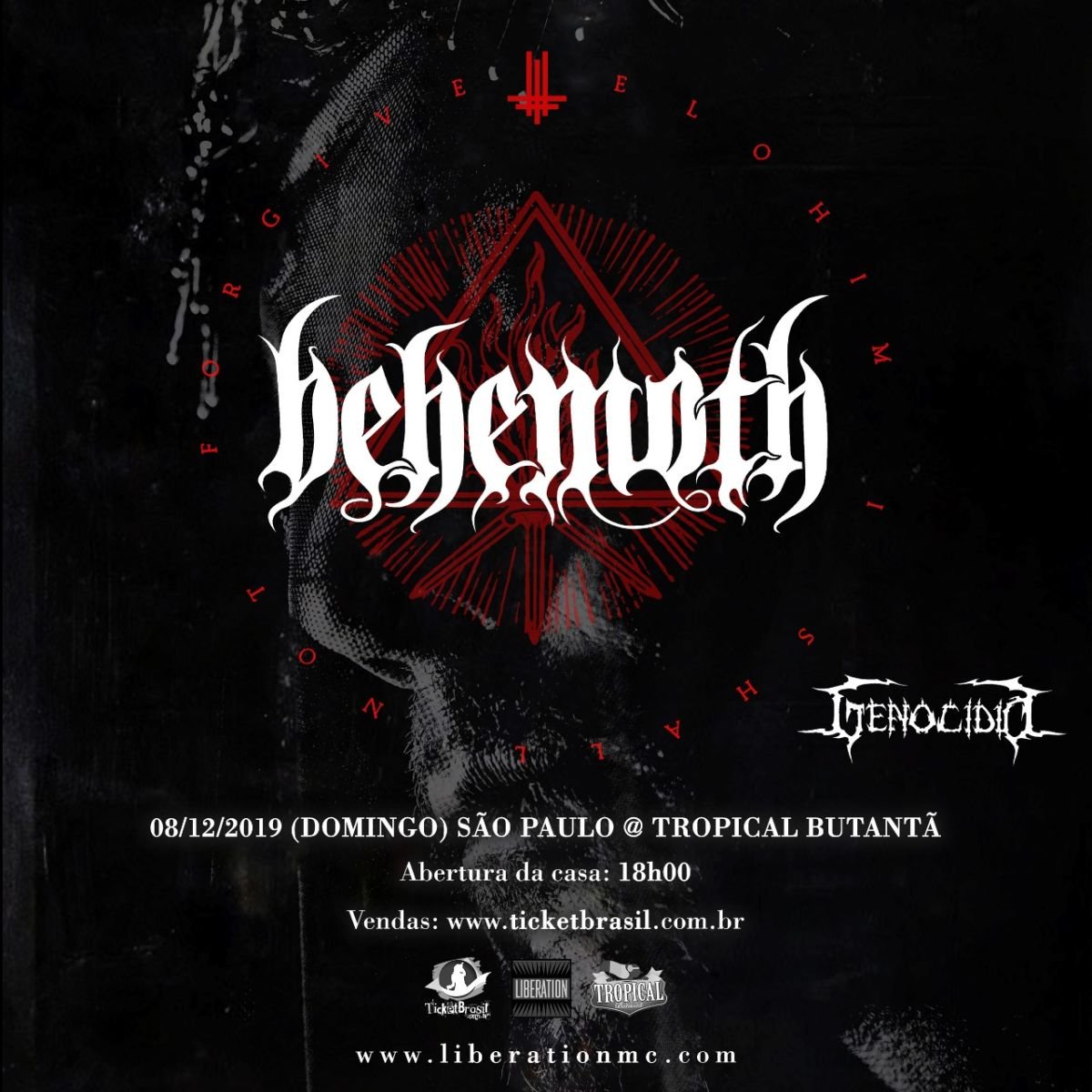 Behemoth faz única apresentação no Brasil, neste domingo, em São Paulo