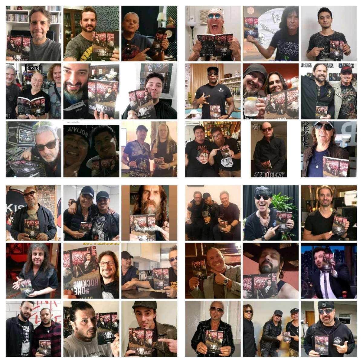 Artistas com livro Rocking All My Dreams