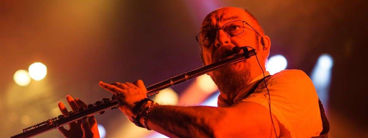 Ian Anderson e a banda Jethro Tull