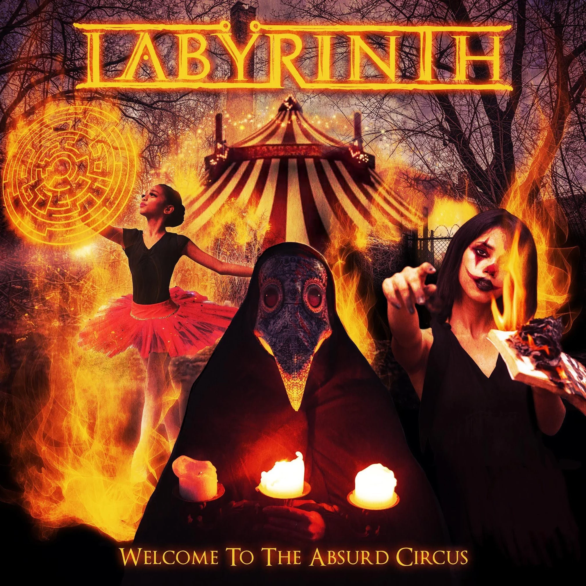Capa do novo álbum Welcome To The Absurd Circus