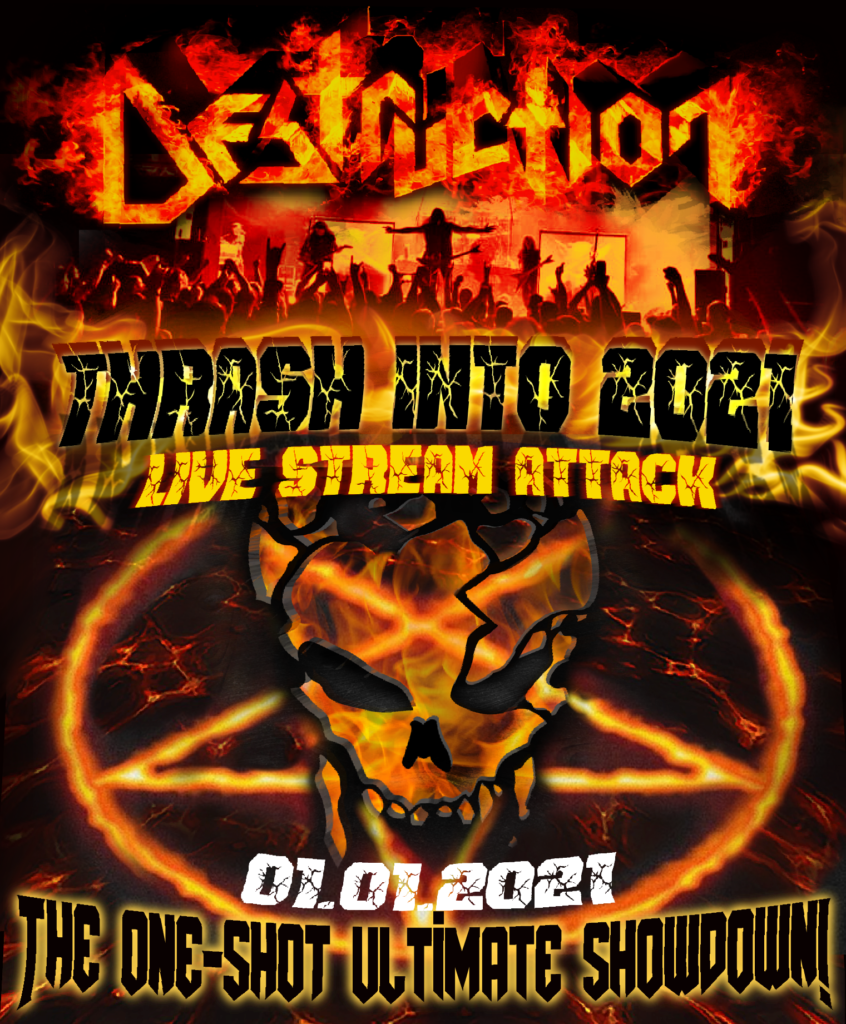 Flyer DESTRUCTION LIVE