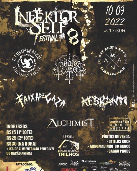 INFEKTOR SELF FESTIVAL – Divulga data e dados da Edição 08