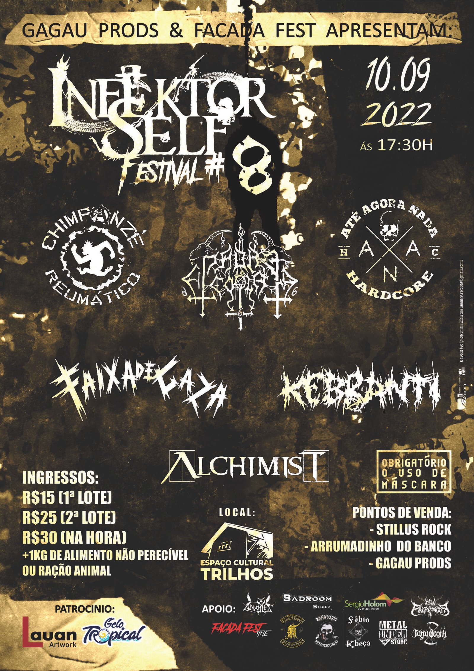 INFEKTOR SELF FESTIVAL – Divulga data e dados da Edição 08