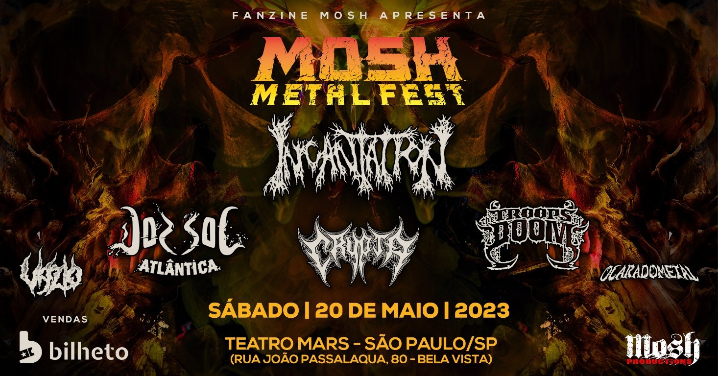 Mosh Metal Fest: Festival acontece no Teatro Mars neste sábado