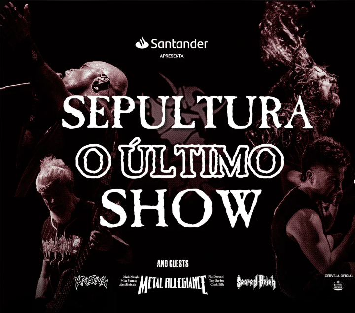 Sepultura encerra turnê de despedida em show “sold-out” em São Paulo, em novembro